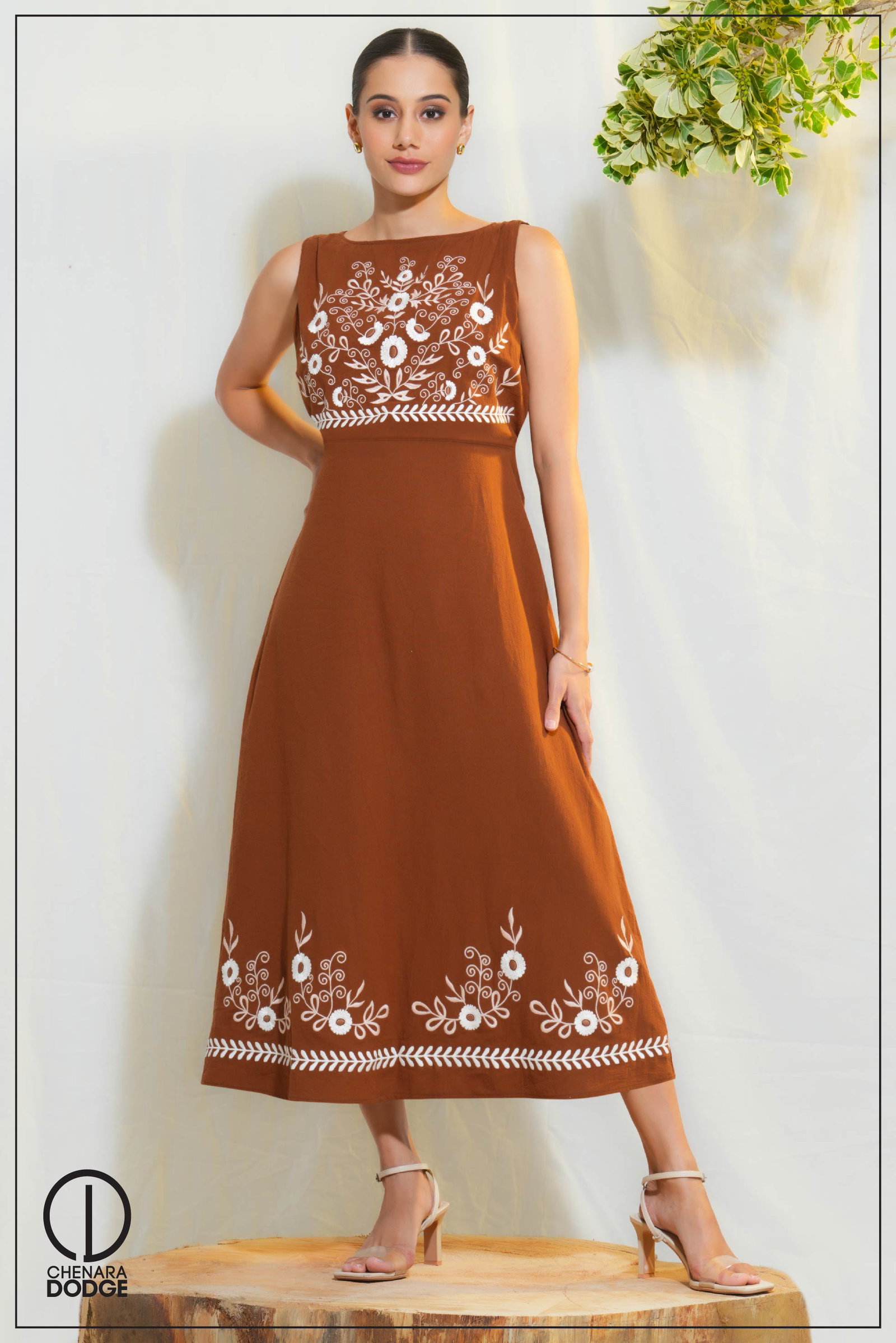 Louisiana Midi Dress - Print main image 0
